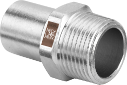 Viega Einsteckstück Temponox 1711.1 in 18mmxR1/2 Stahl nichtrostend