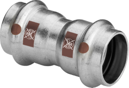 Viega Muffe mit SC Temponox 1715 in 22mm Stahl nichtrostend