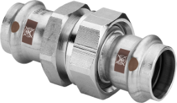 Viega Verschraubung mit SC Temponox 1760 in 18mm Stahl nichtrostend