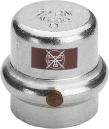 Viega Kappe mit SC Temponox 1756 in 22mm Stahl nichtrostend