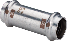 Viega Schiebemuffe mit SC Temponox 1715.5 in 35mm Stahl nichtrostend