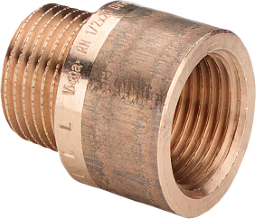 Verlängerung 3525 in R3/8 x Rp3/8 x 20mm Rotguss