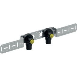 GE Mepla Anschlusswinkel, vormontiert zweifach, RMF1/2 x Rp1/2, AD15,3cm, Set