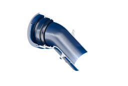 TRM Einmuffenbogen VRS-T MK blau DN 200 30Grad