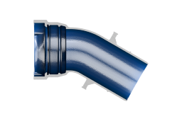 TRM-VRS-MMK-Stk.blau 30 Grad DN 200 m.Langmuffen