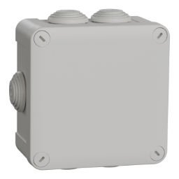 Mureva BOX, Abzweigdose, 7 Tüllen d25, 1 05x105x55mm