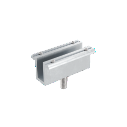 ALUMERO easySPEED Grundplatte 140 × 480 mm für PV-Flachdachmontagesysteme