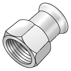 CP457 C-Stahl Pr.Übergang m.IG 22x3/4"