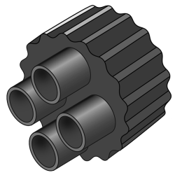 PEX62 QUATTRO-PEX Isolierabschluss 4x32-50/140-160