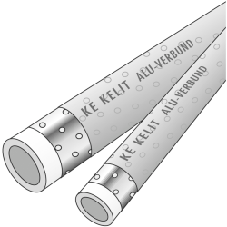 KE06 KELEN ALU Verbundrohr PN20 25x3,5 Länge 4m