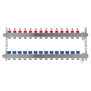 Heizkreisverteiler HKV-D AG V2A 14 Kreise Edelstahl REHAU-2