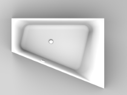 Ferotehna Passion freist. TRAPEZ Wanne RECHTS 1710x1310x620mm