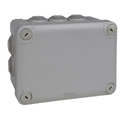 Mureva BOX, Abzweigdose, 10 Tüllen d25, 150x105x80mm
