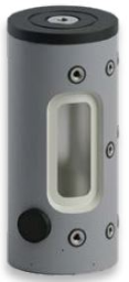 Wärmepumpen-Pufferspeicher mit Flansch 300 l Silber PU 50 mm