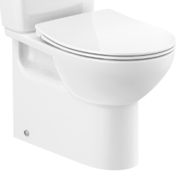 Idea 1.0 Kombi-Stand-WC Tiefspü. Abgang waagr./senkr., oh.Spülkasten,Weiß