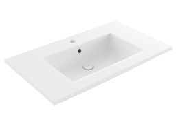 Bocchi Passion Waschtisch 80cm Hahn-und ÜL-Loch, weiß GL