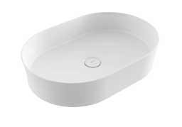 Bocchi Passion Schalenb. 55x38cm oval ohne Hahn- und ÜL-Loch, weiß GL
