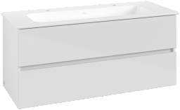 VILLEROY & BOCH – Passion Kollektion 1 Doppel-Waschtisch-Set, 2 Auszüge, Weiß