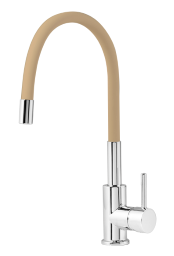 Spültisch-EH-Mischer INFINITE beige Auslauf beige,  schwenkbar 200mm