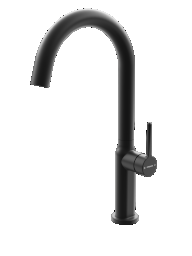 Origehm High C-Auslauf Küchenarmatur 5L, schwarz