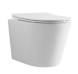STROHM-MOFÉM Nexos wandhängendes Tiefspül-WC 51,5 × 35,5 × 35 cm spülrandlos weiß