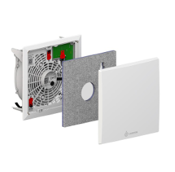 LIMODOR ONE+UHR Lüftereinsatz mit Deckel und Uhrsteuerung