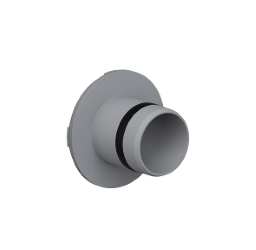 LIMODOR ONE/AS80 Ansaugstutzen Ø 80 mm für Zweitraumanschluss