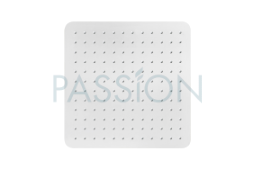 REGENWERK – Kopfbrause Passion Edelstahl, Softed., 300 x 300 mm, Feinregenfunktion – 1 Stück