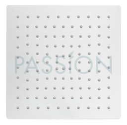 Regenwerk Passion Kopfbrause Edelstahl, eckig, 250 x 250 mm
