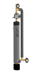 CS E-Booster Wandmontage mit Pumpe und Rohrsatz  RL-Hochhaltung