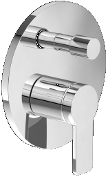 VILLEROY & BOCH – Passion Kollektion Wannenarmatur 170 × 170 × 42 mm, Chrom