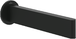 V&B Passion Koll. 2 Wandarmatur 60x60x220mm für Wandm. Matt Black