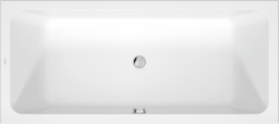 Duravit Badewanne D-Code 2.0 Einbau 1800x800mm, 2 Rückenschrägen, weiss