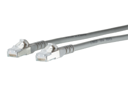 Patchkabel Cat.6A AWG 26 1,5 m grau METZ CONNECT
