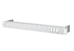 19-Zoll-Modulträger 1HE 24 Port geschirmt unbestückt lichtgrau METZ CONNECT