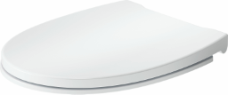 DU Univ. WC-Sitz Oval Tief 451mm, Ülap. Absenkaut.,abnehmb.,Scharn. Edelst.,Weiß