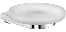 Keuco Passion Seifenhalter komplett, Kristallschale matt, chrom
