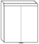 Spiegelschrank Prima/Pura 1.0 60 × 69 × 16 cm LED-Beleuchtung-4