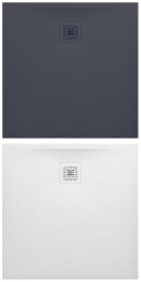 LAUFEN – Passion Duschwanne aus Marbond 120 × 120 cm, Ablauf seitlich, Weiß