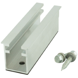 Alumero easyBRACKET Trapezblech Kurzschiene T100