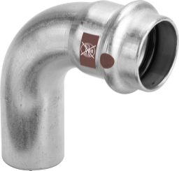 Viega Bogen 90 Grad mit SC Temponox 1716.1 in 42mm Stahl nichtrostend