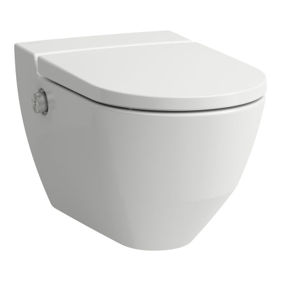 LAUFEN – Navia Dusch-WC Cleanet Tiefspüler, rimless, weiß – 1 Stück