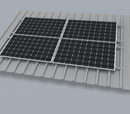 K2 Balkonkraftwerk Montageset für 2 Module - Fassade od. Trapezblech | vertikal & horizontal-4
