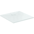 ALVA Bela 2.0 Mineralguss Brausetasse m. Acryl-Oberfläche, 90x90x3,5cm, Weiß Gl.-1