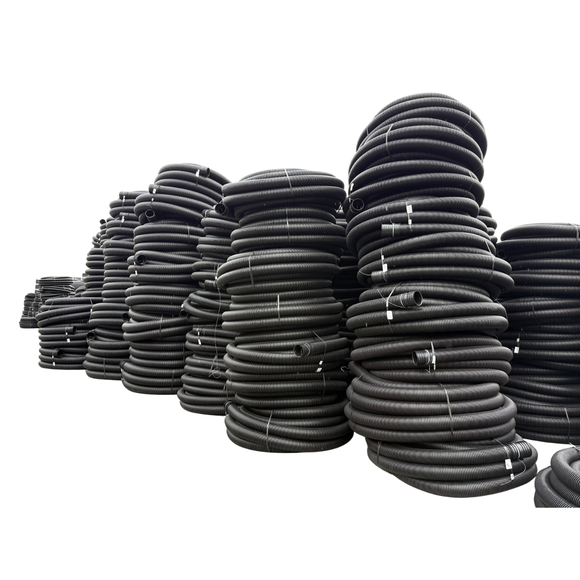 Kabelschutzrohr DN 160 | Schwarz | 50 m