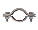 Rohrschelle schwer, DIN 3567,316L/1.4571 mit Sschrauben+Muttern ,Flach 30x5mm, DN25 bis 34mm-2