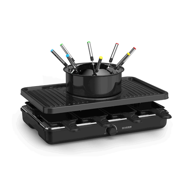 Raclette-Fondue-Kombination RG 2347 1.400 W schwarz SEVERIN