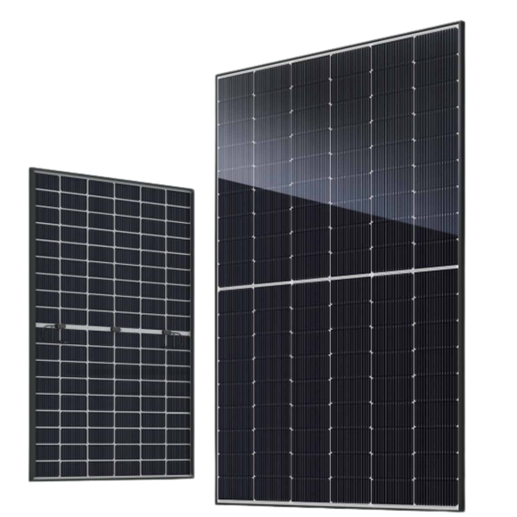 Ja Solar 465 Watt PV Modul | Bifaziale | schwarzer Rahmen
