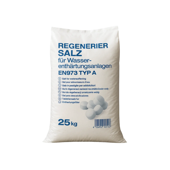 Regeneriersalz Tabs | 40 x 25kg Sack | ganze Palette | 1000kg