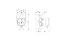 Grundfos Hocheffizienz Umwälzpumpe ALPHA2 25-40 180mm 1x230V G1_1/2 DACH-2